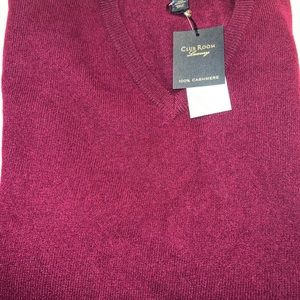 Mens Cashmere Sweater by Club Room Luxury Size Large